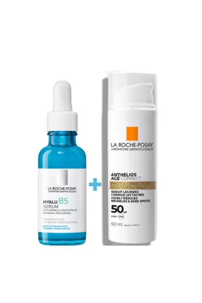 LA ROCHE POSAY Hyalu B5 +Age Correct 15 ml İkili - LA ROCHE POSAY