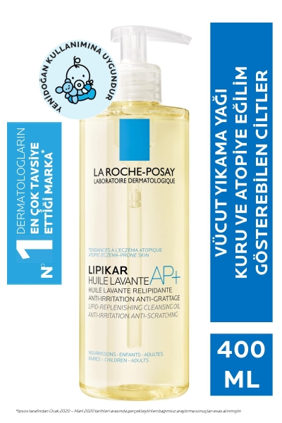 La Roche-Posay Posay Lipikar Cleansing Oil Ap+ 400 ml Duş Yağı - 1