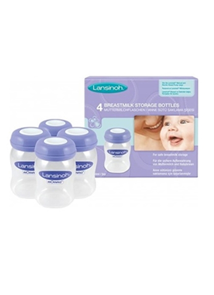 Lansinoh Anne Sütü Saklama Şişesi 4lü - LANSİNOH