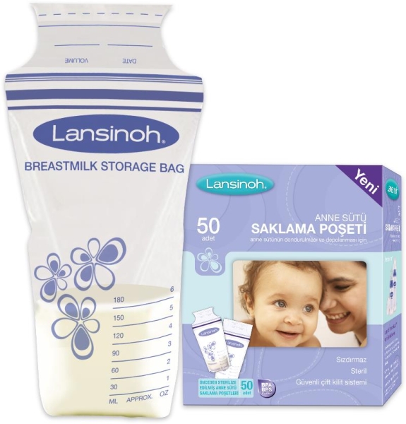 Lansinoh Süt Saklama Poşeti 50 Adet - LANSİNOH