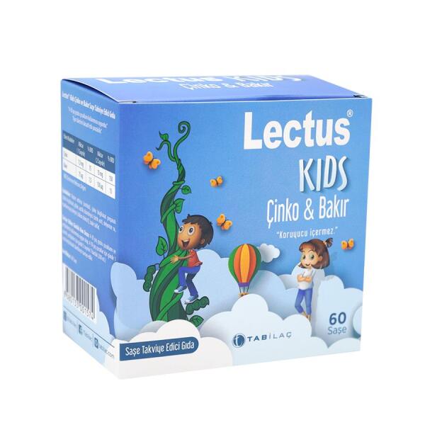 Lectus Kids Çinko Bakır 60 Saşe - TAB İLAÇ