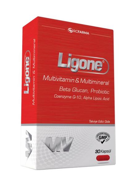 Ligone Beta Glucan Multivitamin 30 Kapsül - RC FARMA