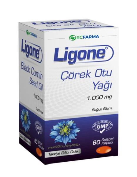 Ligone Çörek Otu Yağı 60 Kapsül - RC FARMA