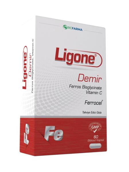 Ligone Demir 60 Bitkisel Kapsül - RC FARMA