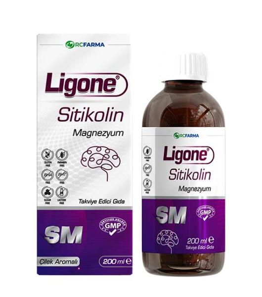 Ligone Sitikolin Magnezyum Şurup 200 ml - RC FARMA