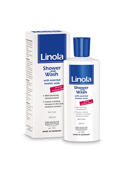 Linola Yüz ve Vücut Şampuanı 300 ml - Duş Jeli - LİNOLA