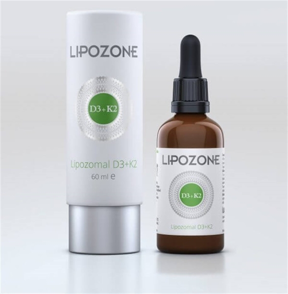 Lipozone Lipozomal D3+K2 60 ml - LIPOZONE
