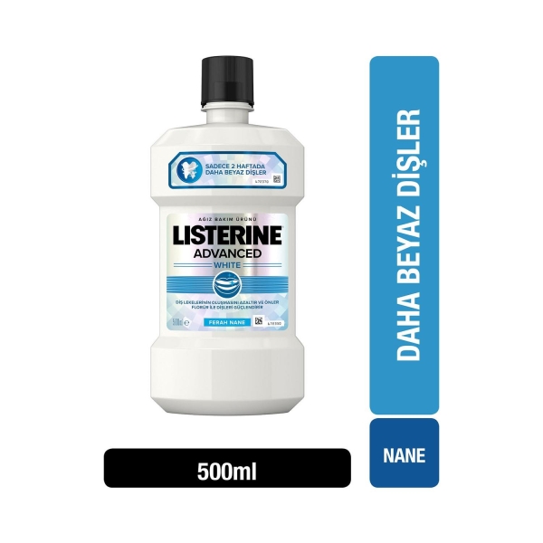 Listerine Advanced White Hafif Tat 500 ml - LİSTERİNE