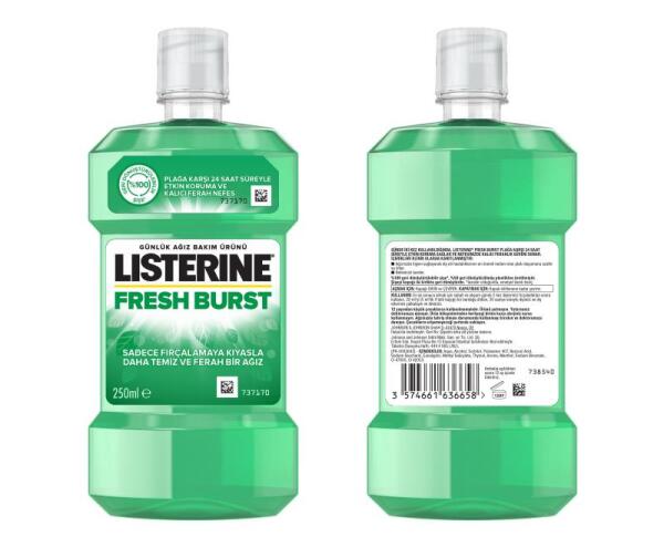Listerine Fresh Burst Ağız Gargarası 250 ml - LİSTERİNE