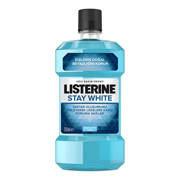 Listerine Stay White Ağız Gargarası 250 ml - LİSTERİNE