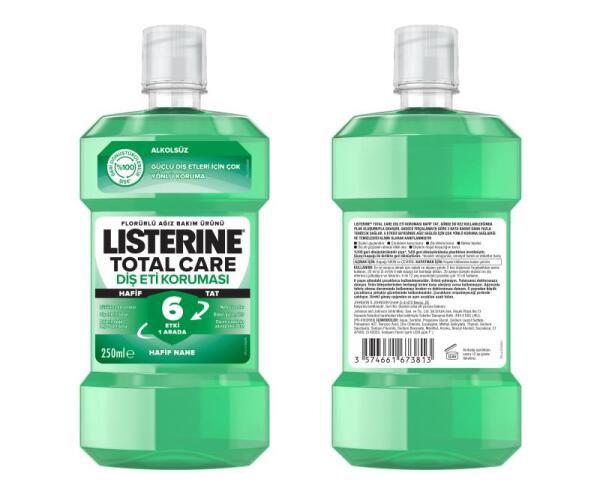 Listerine Total Care Diş Eti Koruması Ağız Gargarası 250 ml - LİSTERİNE