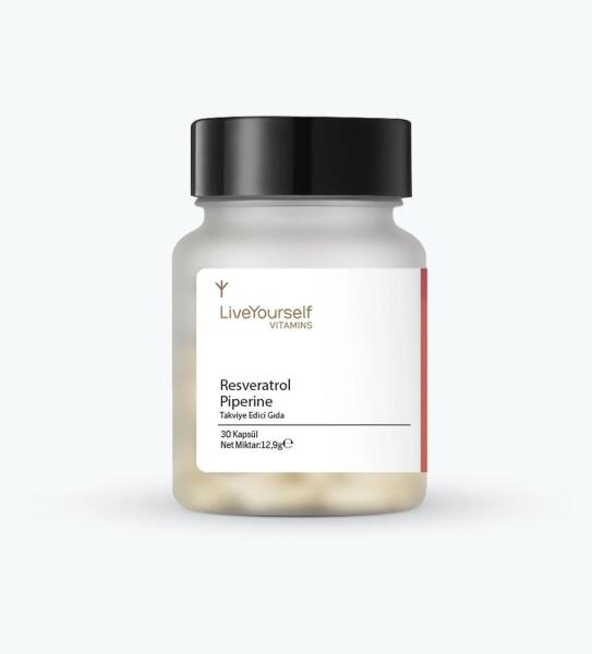 Live Yourself Resveratrol Piperine 30 Kapsül - LIVE YOURSELF
