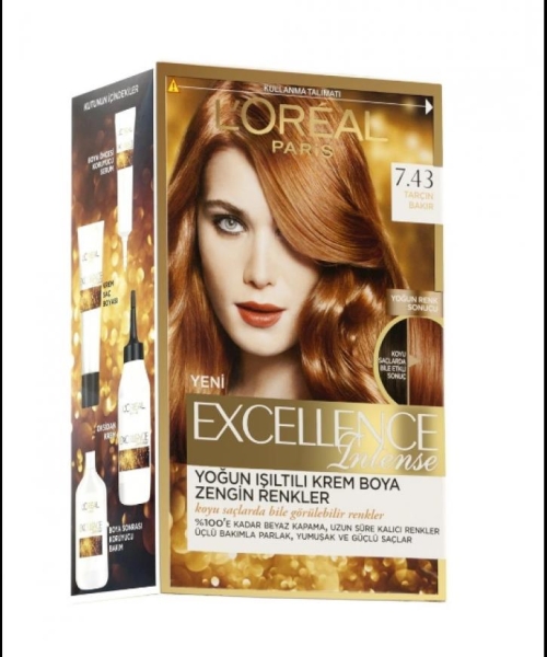 Loreal Paris Excellence Intense 7.43 Tarçın Bakırı - 