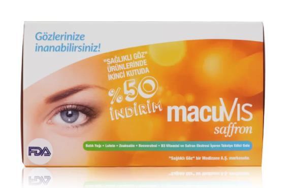 Macuvis Saffron 30 Kapsül 2'li Paket - MEDİZANE