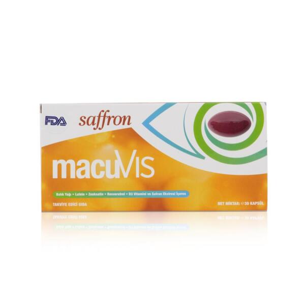 MacuVis Saffron 30 Kapsül - MEDİZANE