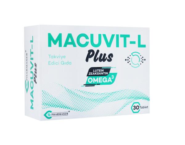 Macuvit - L Plus Takviye Edici Gıda 30 Tablet - PHARMASER