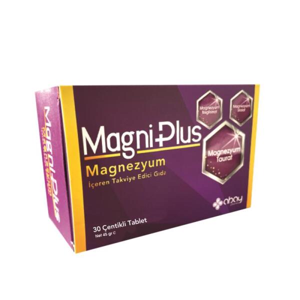 Magni Plus Magnezyum 30 Tablet - ABAY