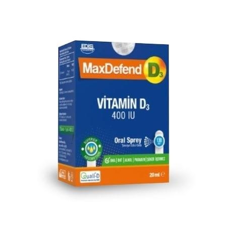 Maxdefend D3 400 IU 20 ml Oral Sprey - EDİS PHARMA
