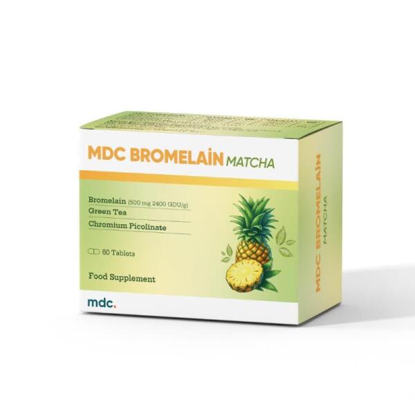 Mdc Bromelain Matcha 60 Tablet - MDC