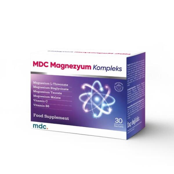 MDC Magnezyum Kompleks 30 Efervesan Saşe - MDC