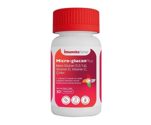 Imuneks Micro Glucan Plus 30 Kapsül - IMUNEKS FARMA