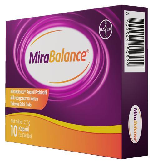 Mirabalance Probiyotik 10 Kapsül - BAYER