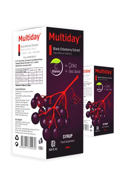 Multiday Karamürver Şurup 150 Ml - MB İLAÇ