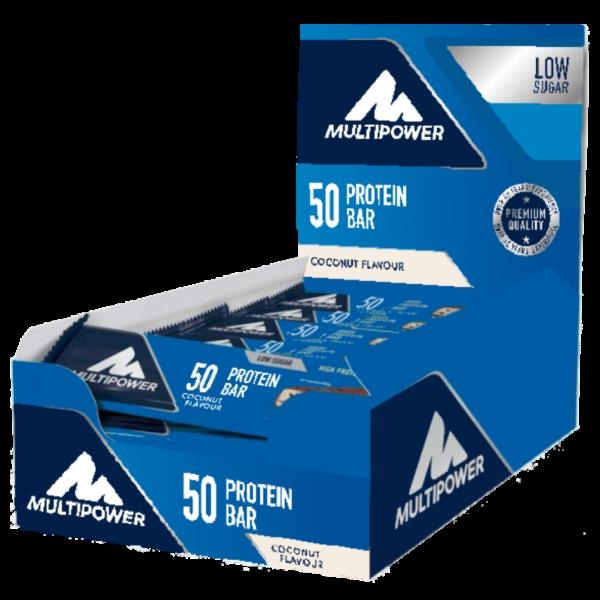 Multipower %50 Protein Bar 50 Gr 20 Adet - Hindistan Cevizi - MULTİPOWER