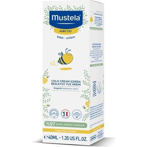 Mustela Cold Cream İçeren Besleyici Yüz Kremi 40 ml - MUSTELA