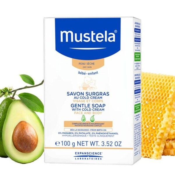 Mustela Cold Cream İçeren Temizleyici Sabun 100 gr - MUSTELA