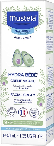 Mustela Hydra Bebe Organik Avakadolu Yüz Kremi 40 ml - 2