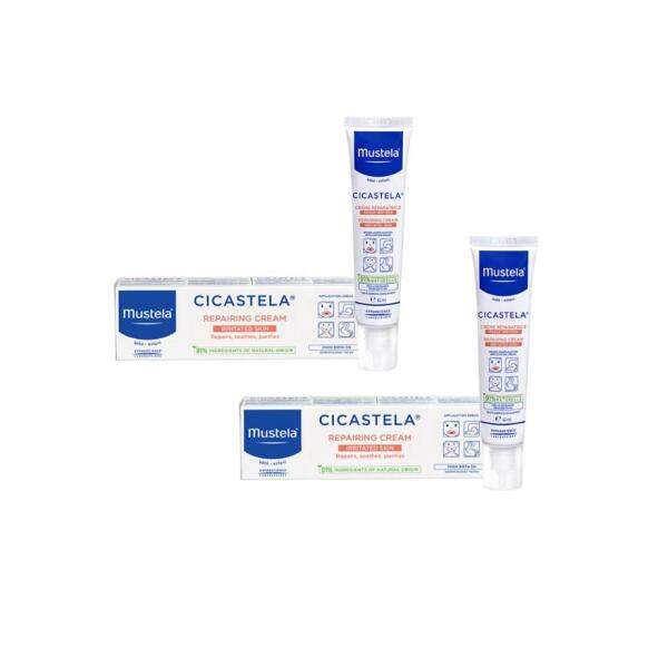 Mustela Onarıcı Bakım Kremi Cicastela Repairing Cream 40Ml 2 Adet - MUSTELA