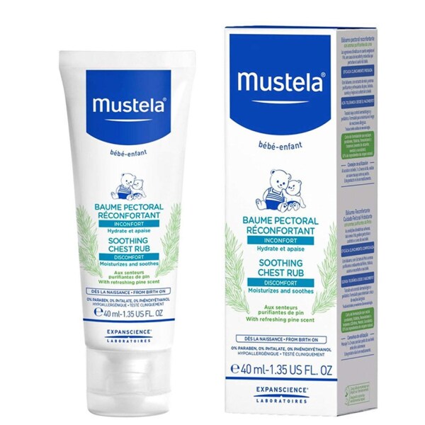 Mustela Soothing Chest Rub 40 ml X2 Adet - MUSTELA