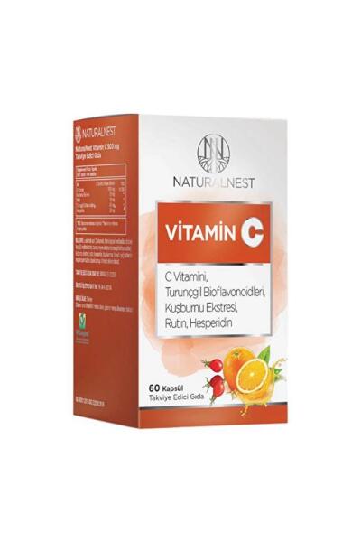 NaturalNest Vitamin C 60 Kapsül - NATURALNEST