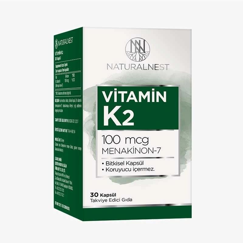 Naturalnest Vitamin K2 100 mcg 30 Kapsül - 1