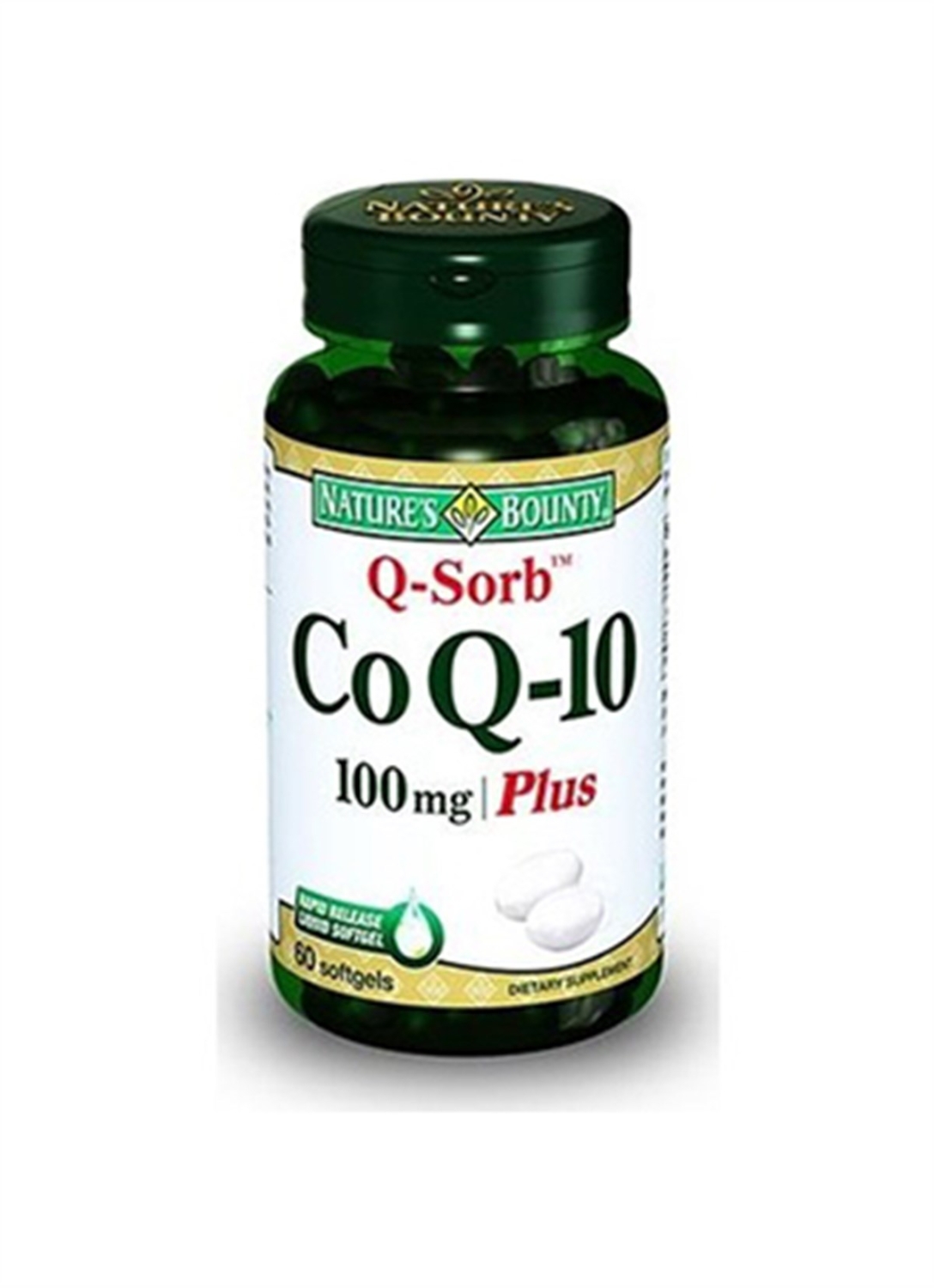 Natures Bounty CoQ-10 100 mg Plus 60 Softjel - 1