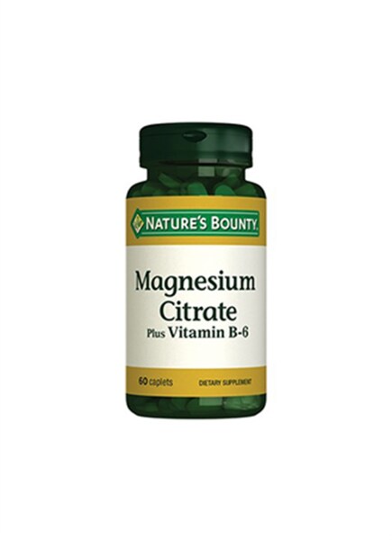 Natures Bounty Magnesium Citrate+Vitamin B-6 60 - NATURE'S BOUNTY