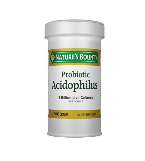 Natures Bounty Probiotic Acidophilus 100 Kapsül - NATURE'S BOUNTY
