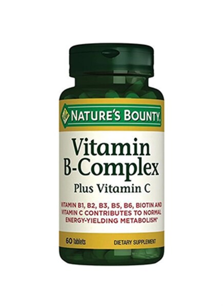 Natures Bounty Vitamin B-Complex Plus Vitamin C 60 - NATURE'S BOUNTY