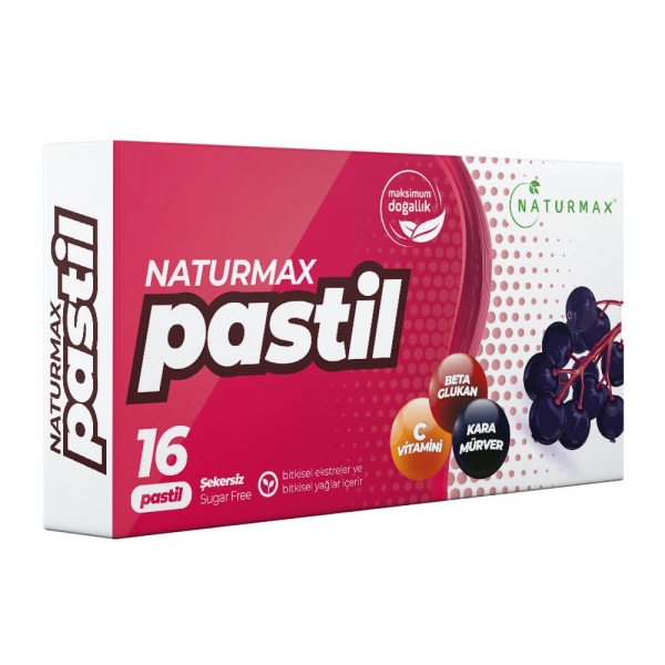 Naturmax Kırmızı Pastil 16lı - NATURMAX