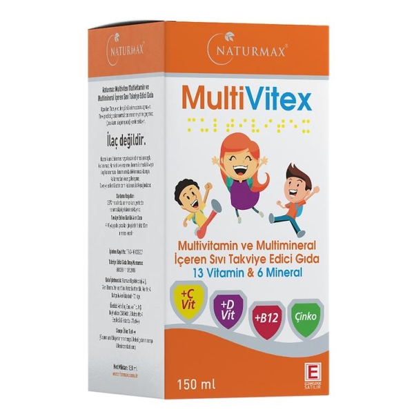 Naturmax Multivitex Şurup 150ml - NATURMAX