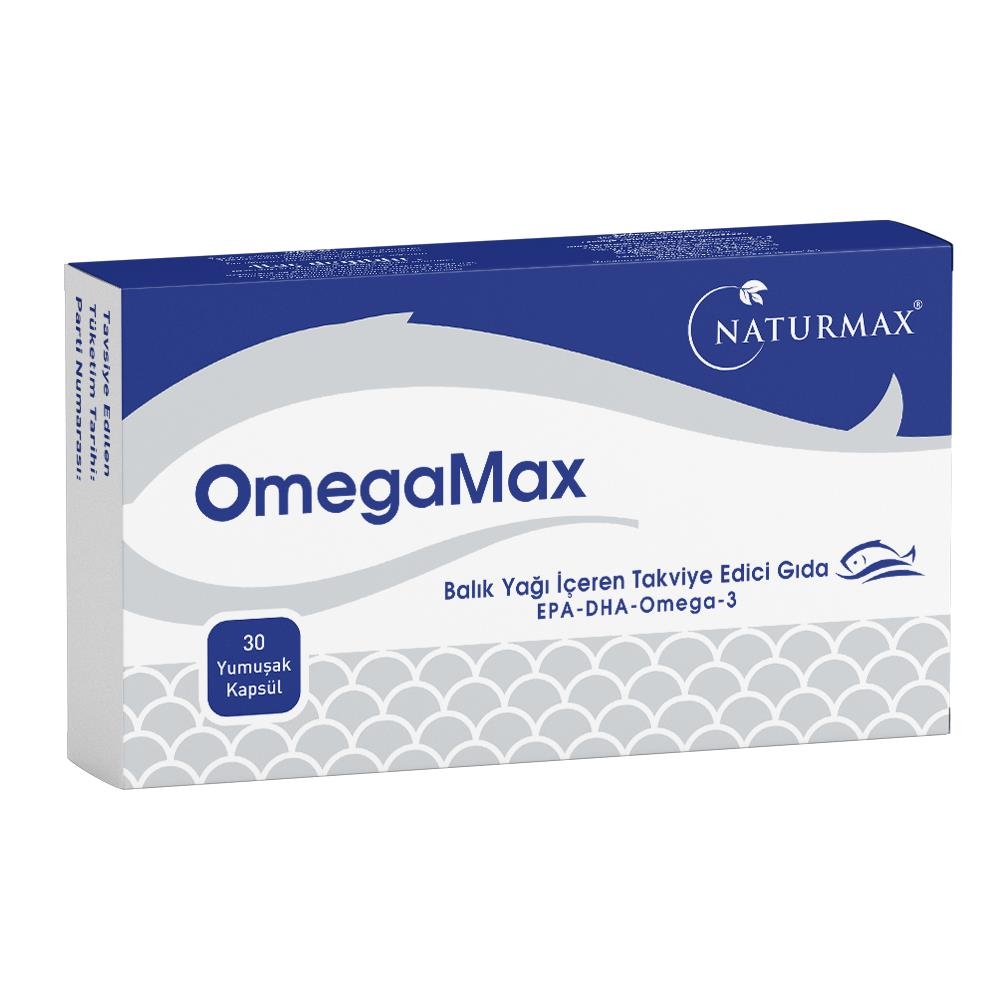 Naturmax Omegamax Balık Yağı İçeren 30 Yumuşak Kapsül - 1