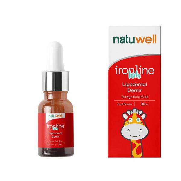 Natuwell Ironline Kids Lipozomal Demir Damla 30 Ml - NATUWELL
