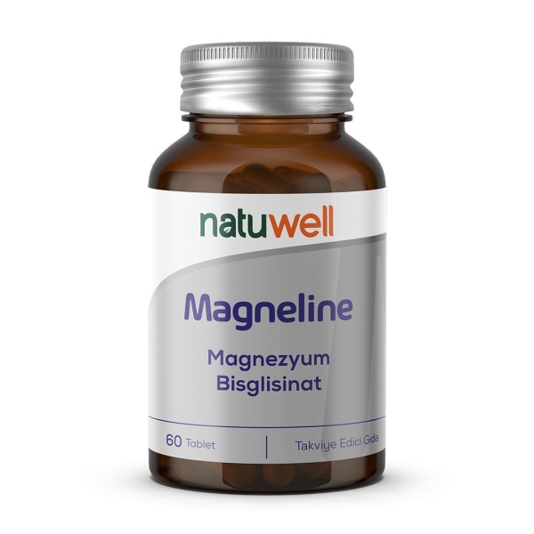 Natuwell Magneline Magnezyum Bisglisinat 60 Kapsül - NATUWELL