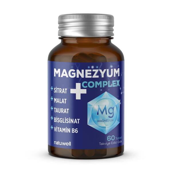 Natuwell Magnezyum Complex+ 60 Tablet - NATUWELL