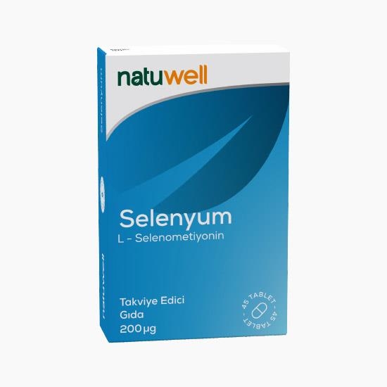 Natuwell Selenyum 200 mcg 45 Tablet - NATUWELL
