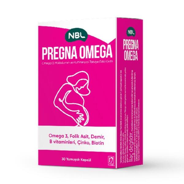 NBL Pregna Omega 30 Kapsül - NOBEL