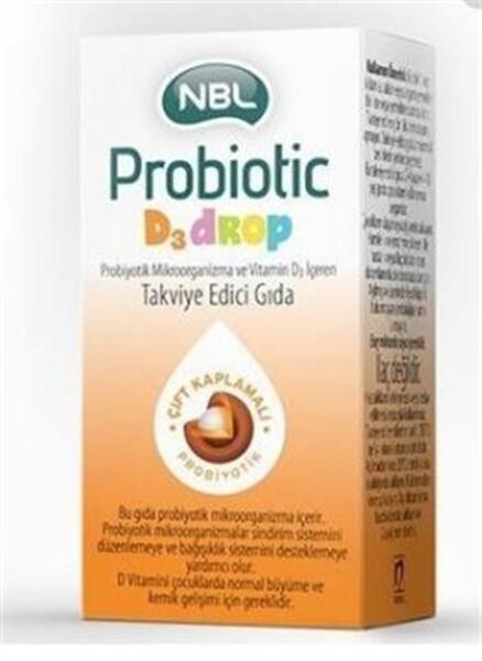 NBL Probiotic d3 Drop vıt 7,5 ml - NOBEL