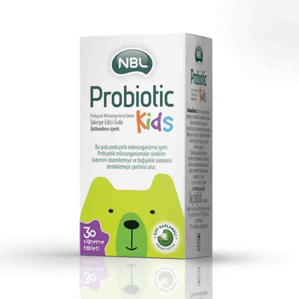 NBL Probiotic Kids 30 Çiğneme Tableti - NOBEL