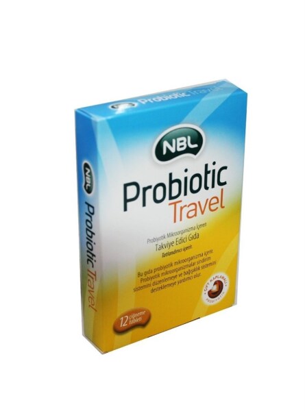 NBL Probiotic Travel 12 Çiğneme Tableti - NOBEL